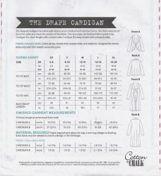cotton chalk drape cardi bk4
